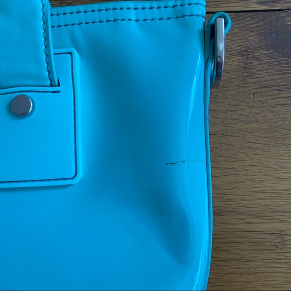 Hunter Original Mini Tote Crossbody Bag in Aqua Green - Picture 7 of 16